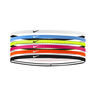 Nike Flex Classic Slim Opaska Do Włosów Opakowanie 6 Szt.-Neonowy Żółty,Różowy