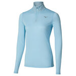 Mizuno ODZIEŻ Mizuno Core Impulse Half Zip Koszulka do biegania Kobiety-jasnoniebieski