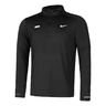 Dri-FIT Element Flash Half-Zip Koszulka do biegania Mężczyźni - czarny, srebrny