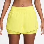 Nike ODZIEŻ Nike Swift 2in1 Spodenki do biegania Kobiety - cytrynowy żółty, srebrny