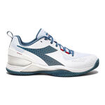 Diadora Buty tenisowe Diadora Blushield Torneo 2 buty do tenisa ziemnego Mężczyźni - biały, petrol