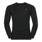 Odlo ODZIEŻ Odlo Active Warm Eco BI Top Crew Neck Długi Rękaw Mężczyźni - czarny, 