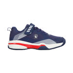 Quiet Please Buty tenisowe Quiet Please Match Velcro Clay Buty Do Tenisa Ziemnego Dzieci-Niebieski,Czerwony