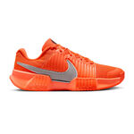 Nike Buty tenisowe Nike Zoom GP Challenge Pro Buty Do Tenisa Ziemnego Mężczyźni-Neonowy Czerwony,Srebrny