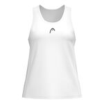 HEAD ODZIEŻ HEAD Club 25 Tech Tank Top Kobiety-Biały