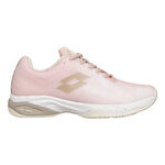 Lotto Buty tenisowe Lotto Mirage 300 III Buty Do Tenisa Allcourt Kobiety-Biały,Morela