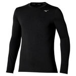Mizuno ODZIEŻ Mizuno Core Impulse Koszulka do biegania Mężczyźni-czarny