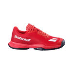Babolat Buty tenisowe Babolat JET M3 CLY buty do tenisa ziemnego Dzieci-czerwony, biały