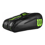 Wilson Torby tenisowe Wilson Elite 15 Pack SMU Black/ Wild Lime