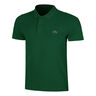 Regular Fit Blend Knit Polo Mężczyźni-Zieleń