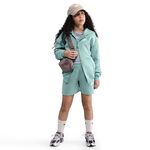 Nike ODZIEŻ Nike Club Fleece Oversized Full-Zip Bluza Dresowa Dziewczynki-Szałwia