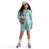 Club Fleece Oversized Full-Zip Bluza Dresowa Dziewczynki-Szałwia