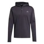 adidas ODZIEŻ adidas Own the Run Winter Half-Zip Koszulka do biegania Mężczyźni - czarny, 