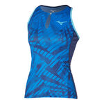 Mizuno ODZIEŻ Mizuno Mugen Printed Tank Top Kobiety-Niebieski