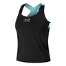 Cross Tank Top Kobiety-Czarny,Niebieski
