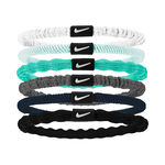 Nike ODZIEŻ Nike Flex Hair Tie Opaska do włos&oacute;w Opakowanie 6 szt. Unisex - wielokolorowy, biały