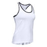 Knockout Tank Top Kobiety-Biały,Czarny