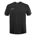 Babolat ODZIEŻ Babolat Play Crew Neck Koszulka Mężczyźni-Czarny