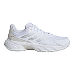 adidas Buty tenisowe adidas CourtJam Control 3 Buty Do Tenisa Ziemnego Kobiety-Biały,Srebrny