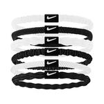 Nike ODZIEŻ Nike Flex Hair Tie Opaska Do Włosów Opakowanie 6 Szt.-Biały,Czarny