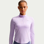 Nike ODZIEŻ Nike Swift Half-Zip Koszulka do biegania Kobiety - fioletowy, srebrny