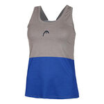 HEAD ODZIEŻ HEAD Play Tech Tank Top Kobiety-Niebieski,Szary
