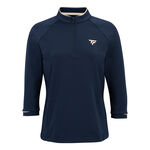 Tecnifibre ODZIEŻ Tecnifibre Thermozip 3/4 Długi Rękaw Kobiety-ciemnoniebieski