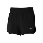 Mizuno ODZIEŻ Mizuno 2in1 4.5 Spodenki do biegania Kobiety - czarny, 