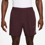 Nike ODZIEŻ Nike Court Dri-FIT Advantage 6in Szorty Mężczyźni - ciemnoczerwony, biały