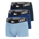Lacoste ODZIEŻ Lacoste Cotton Stretch Trunk Bokserki Opakowanie 3 Szt. Mężczyźni-Ciemnoniebieski