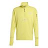 adi365 Warm Half-Zip Koszulka do biegania Mężczyźni - żółty, 