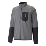 Puma Koszulka do biegania Puma Seasons Raincell Half-Zip Top do biegania Mężczyźni - szary, czarny