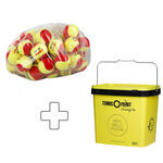 Tennis-Point Stage 3 60er Polybag plus Balleimer eckig