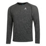 Essential Seamless Crew Neck Długi Rękaw Mężczyźni - szary, 