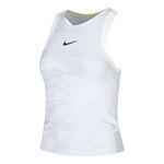 Nike ODZIEŻ Nike Court Dri-Fit Slam Tank Top Kobiety-Jasnoszary,Biały