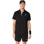 ASICS ODZIEŻ ASICS Court Polo Mężczyźni-Czarny