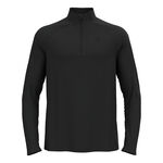 Odlo Koszulka do biegania Odlo Essential 1/2 Zip Koszulka do biegania Mężczyźni-czarny