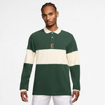Nike ODZIEŻ Nike Court Heritage Polo Mężczyźni - ciemnozielony, 