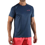 Endless ODZIEŻ Endless Feisty Hexagon Koszulka Mężczyźni-Niebieski