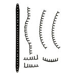 Babolat Akcesoria do rakiet Babolat Pure Strike 100 Zestaw Pask&oacute;w Z Oczkami-Czarny