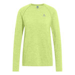 Odlo ODZIEŻ Odlo Essential Seamless Crew Neck Długi Rękaw Kobiety - limonka, 