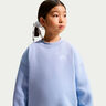 Sportswear Club Fleece Oversized Crew Bluza Dzieci-niebiesko-szary