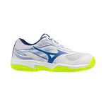 Mizuno Buty tenisowe Mizuno Break Shot 5 buty do tenisa ziemnego Dzieci - biały, limonka