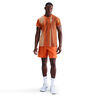 Court Victory Dri-Fit 7in Szorty Mężczyźni - pomarańczowy, biały