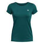 Under Armour ODZIEŻ Under Armour Heatgear Koszulka Kobiety - petrol, 