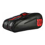 Wilson Torby tenisowe Wilson Elite 15 Pack SMU Black/ Red