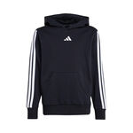 adidas ODZIEŻ adidas 3Stripes Fleece Kurtka treningowa Chłopcy - czarny, biały