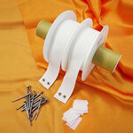 Easy Lines Wymagania dla trener&oacute;w Easy Lines Midcourt Linie Boczne 2 Rolki Wszystkie Pokrycia-Biały