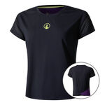 Quiet Please ODZIEŻ Quiet Please Perspectives Cross Koszulka Kobiety-Ciemnoniebieski