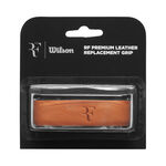Wilson Podstawowe owijaki Wilson RF Leather Replacement Grip Opakowanie 1 Szt.-Brąz